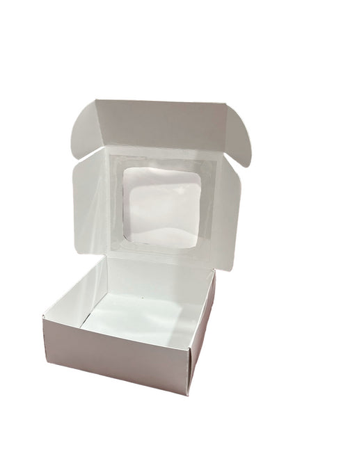 Caja con ventana 10 x 10 x 4