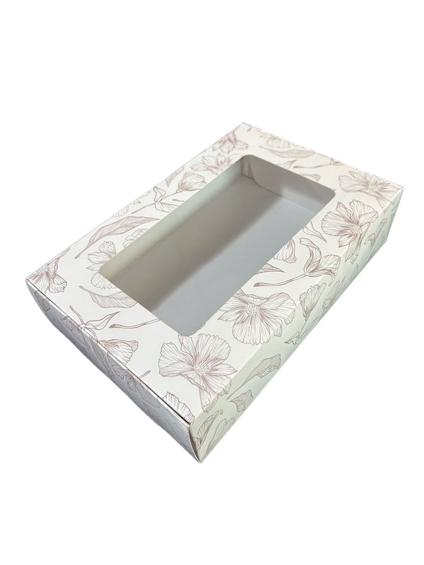 Caja con ventana - Floral